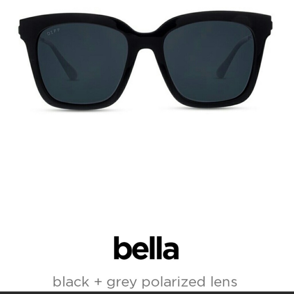 Diff Eyewear Bella Black Sunglasses